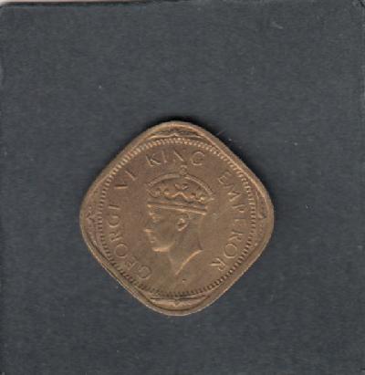 Beschrijving: 2 Annas GEORGE VI